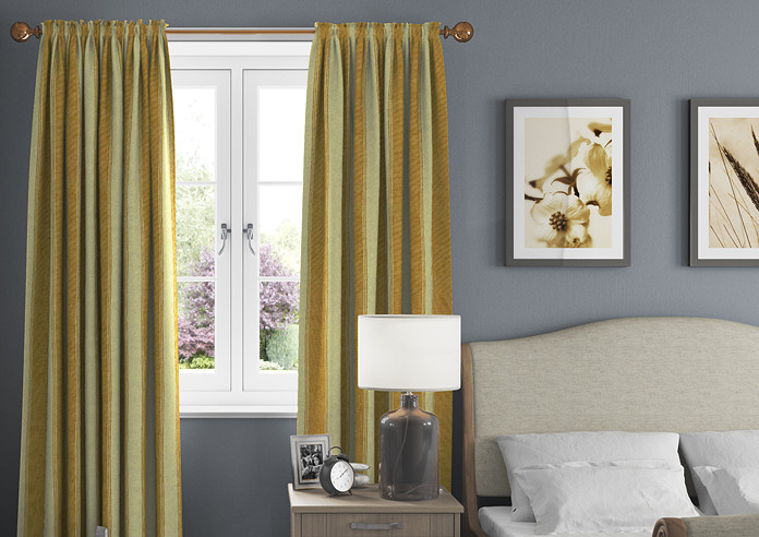 Selva, Gold - Made to Measure Curtains - Image 3